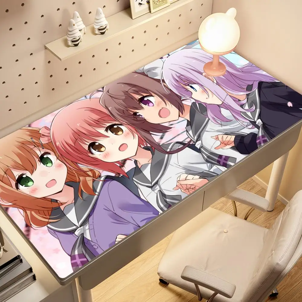 Anime Slow Start Mouse Pad Gamer Keyboard Desk Mat Large Custom XXL Mousepad accessori per ufficio Gaming Anime Girls Mouse Mats