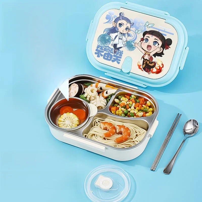 

Zha Ba ланч-бокс Ao Bing с изоляцией из нержавеющей стали для детей средней школы, коробка для бенто, домашний контейнер для обеда