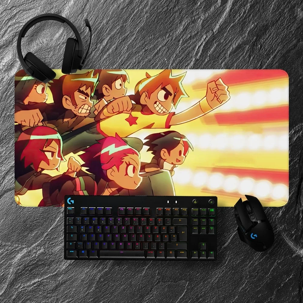 Scott Pilgrim Takes Off Mousepad Non-slip Lockedge Office Student Gaming Thickened Large Writing Pad Cushion