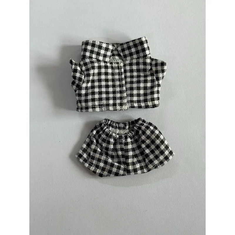 2pcs Labubu Doll Clothing Versatile Pants 17cm Plush Doll Clothing Accessories Labubu I II Idol Doll Sitting Party Accessories