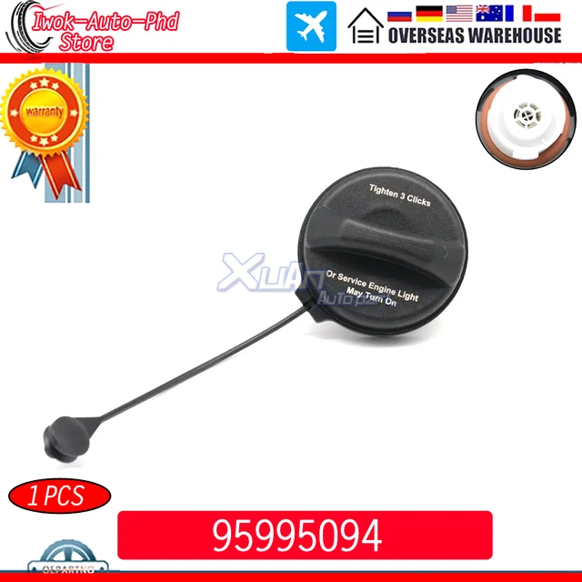 Nowy korek wlewu paliwa z uwięziem do Chevrolet Silverado GMC Sierra Yukon Cadillac CTS Buick Regal Pontiac 04-12 95995094