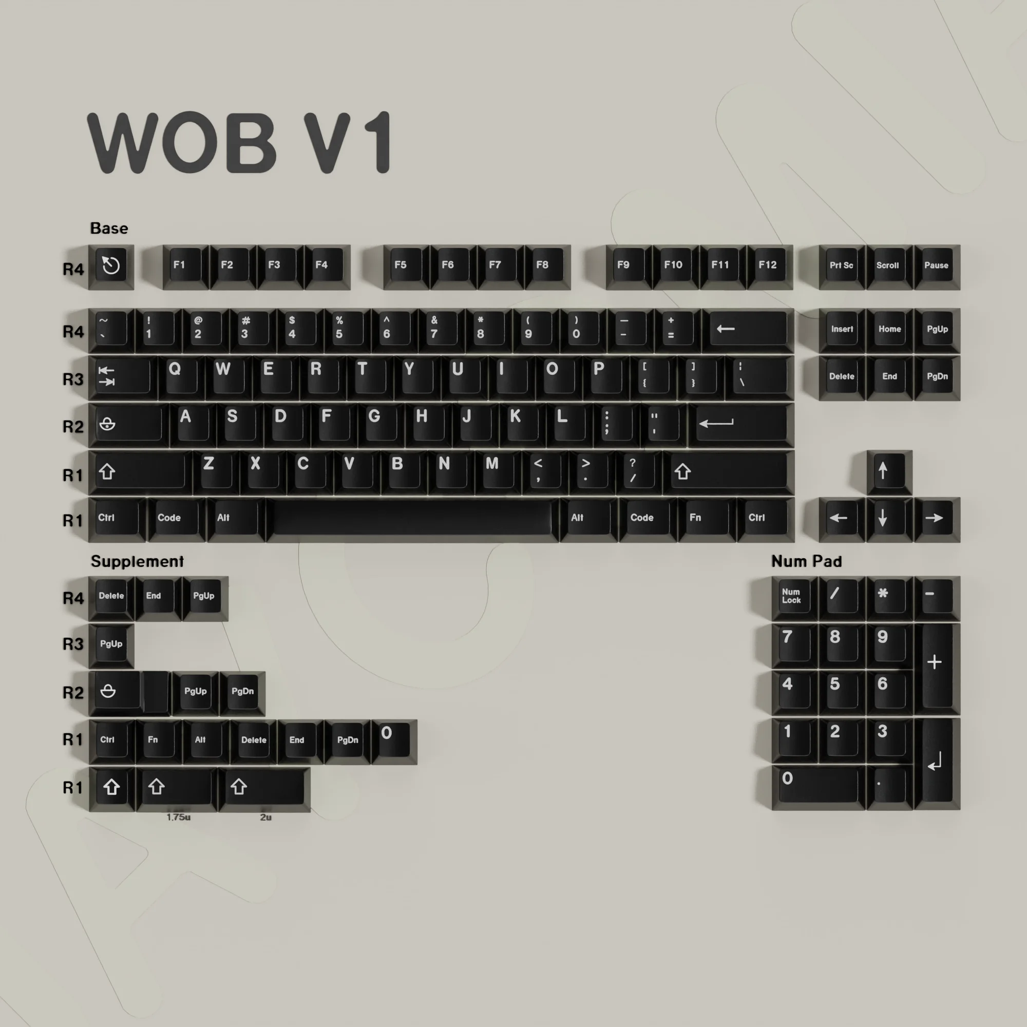 Aifei Keycaps Double Shot Cherry Profile ABS Big Set Split Alice Ansi Layout Paars Groen Key Caps Voor Wooting GMK Hi75 Schakelaars