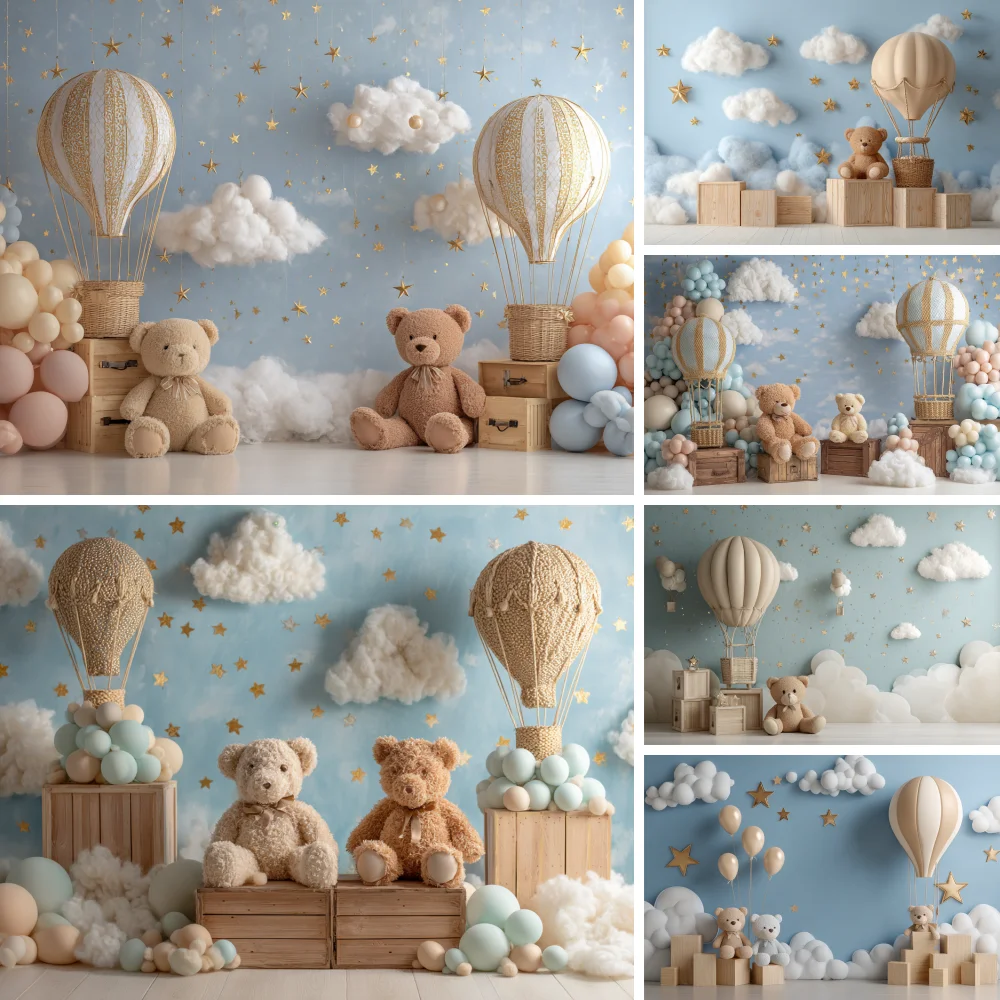 

Photography Background Adventure Travel Boys1st Birthday Cake Smash Party Decor Backdrop Photocall Kid's Room Wallpaper