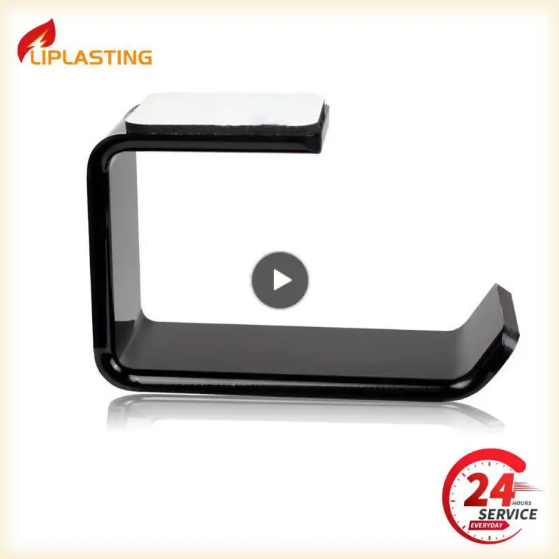 Headset Holde Self-Adhesive Mounted Headphone Hanger PC Monitor Display Headset Earphone Hook Rack Headphones Accessories