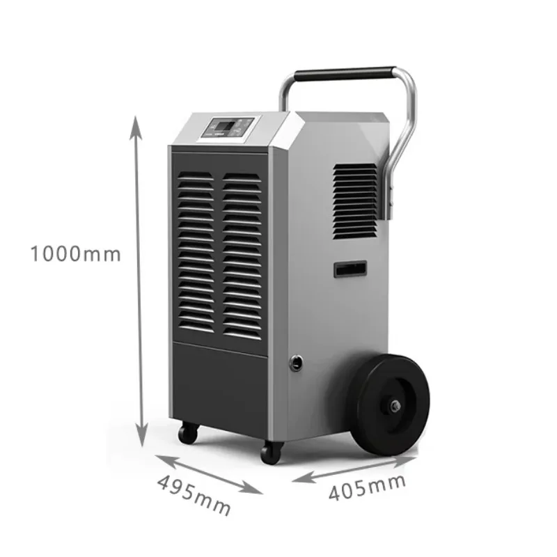 Deumidificatore commerciale per piscina portatile di alta qualità con spinta manuale da 138 l/d industriale