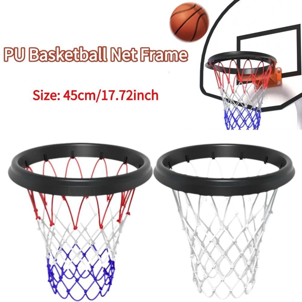 PU Basketball Net Mini Basketball Frame Portable Basketball Net Frame Professional Net Basketball Hoop Basketball Accessories