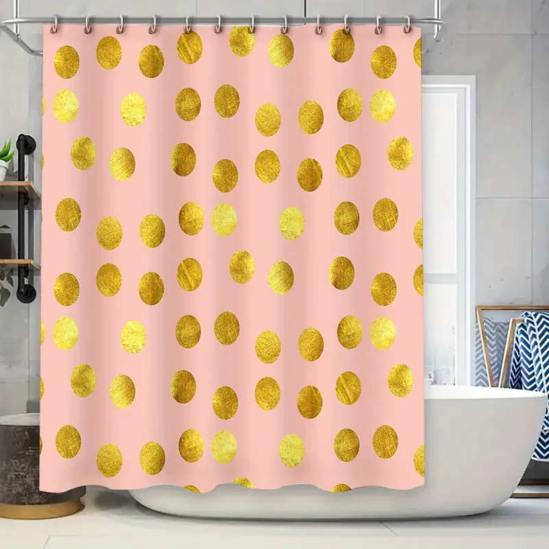 

Занавеска для душа, винтажная цветочная розовая роза, узор, водонепроницаемая ткань, декор для ванны, стиль фермерского дома, современные аксессуары для ванной комнаты, домашняя футболка