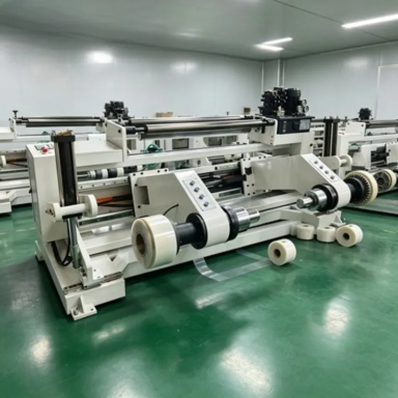 Precision Center Surface Rewinding Slitter Slitting Machine for PET PVC BOPP Film Roll with Slitter Rewinder System  