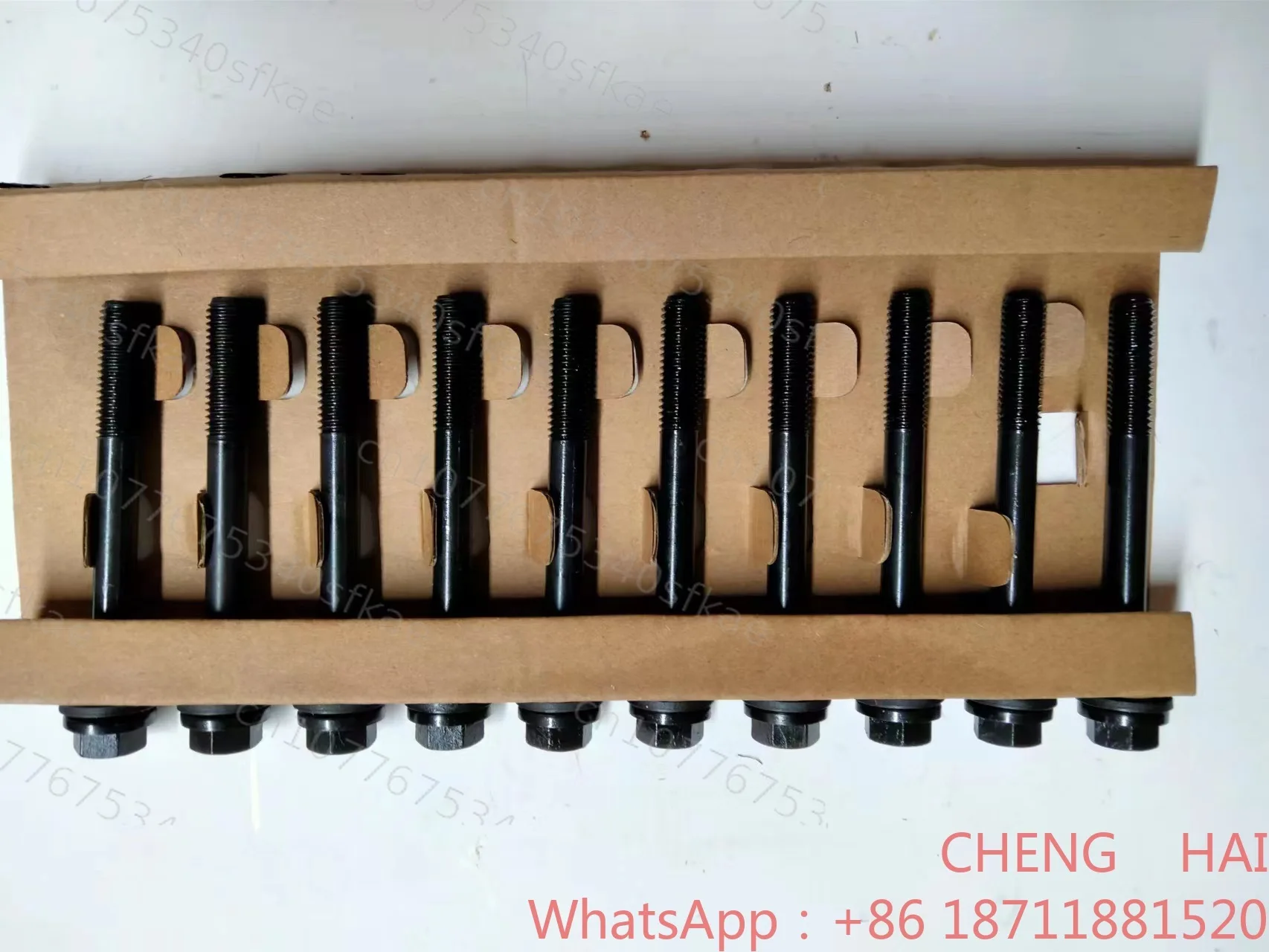 CHENG HAI 1GD 2GD Cylinder head screws for Toyota engine cylinder head bolts