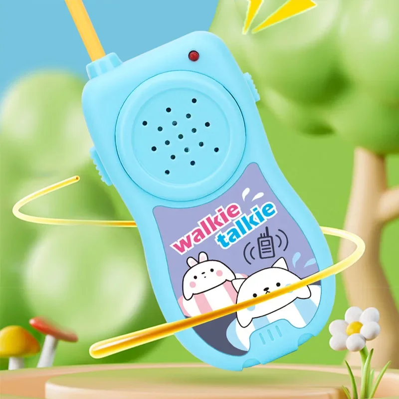 Intercom Walkie Talkie para crianças, brinquedos educativos com uma distância de 200 a 400 m, pager sem fio, Hang Upgrade, masculino