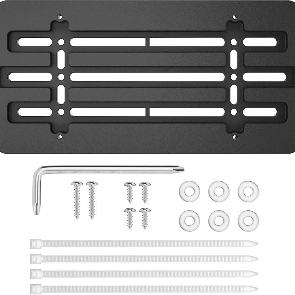 License Plate Mounting Bracket Designed for Front Bumper Applications with Focus on Structural Cohesion and Fit Accuracy