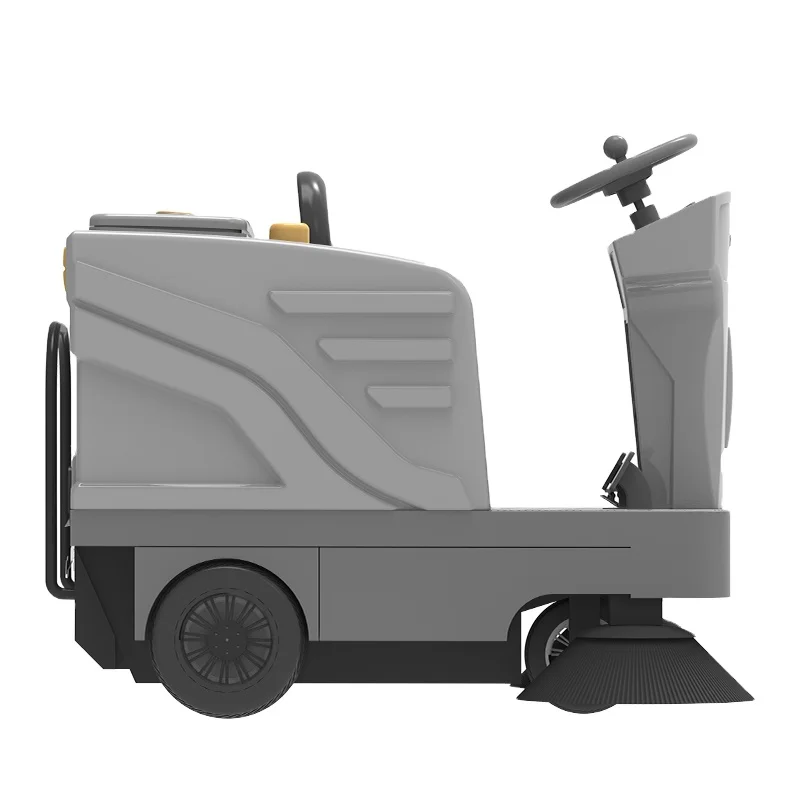 Street Park Cleaning Ride On Automatic Industrial Floor Machine Electric Road sweeper