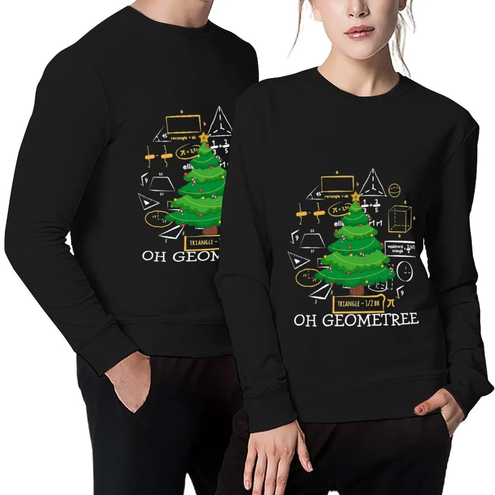 

Oh geometree math sweater Christmas Pullover men's clothing men wear anime clothing hooded sweatshirts