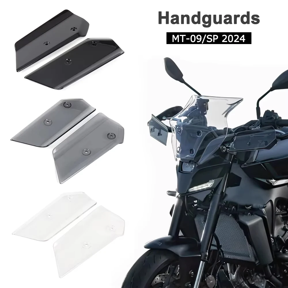 

MT09 New Motorcycle Acrylic Handlebar Handguard Shield Hand Guards Protector For YAMAHA MT09 MT 09 MT-09 SP MT09SP 2024