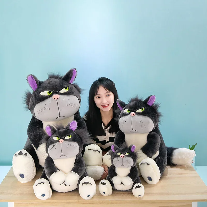 30-60cm Genuine Disney Lucifer Plush Toy Kawaii Stuffed Animal Plush Toys Japan Figaro Cinderella\'s Cat kids girl Birthday Gifts