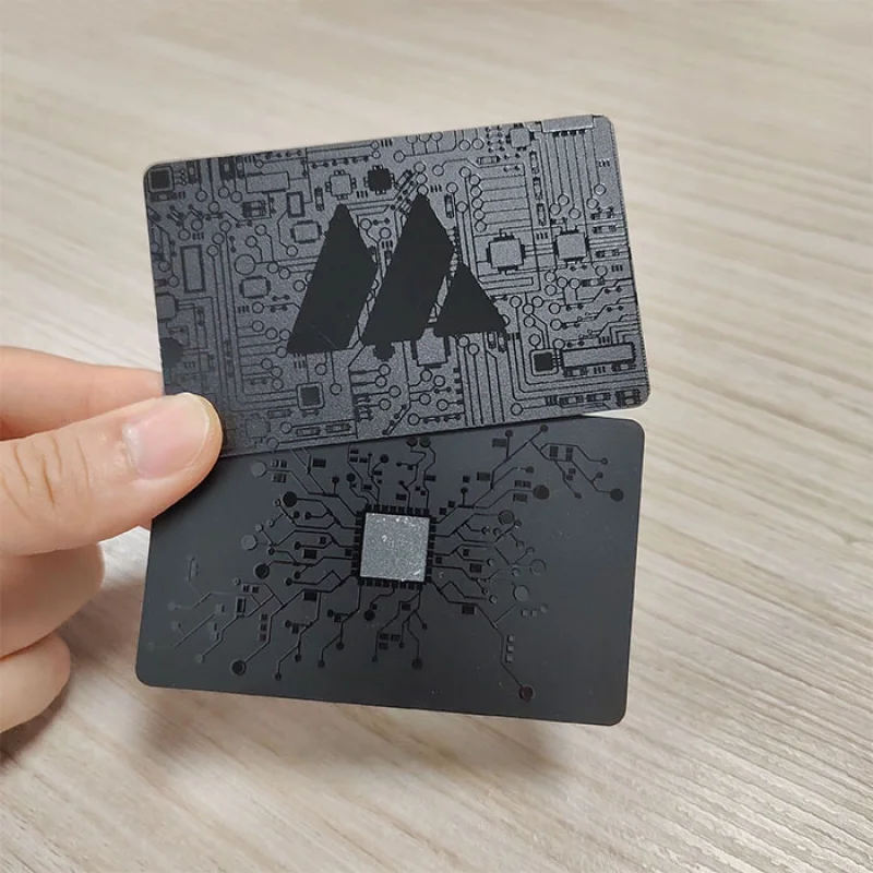 

150PCS Custom Hot sale plastic social program NFC Business Card With Spot UV and Unique QR code