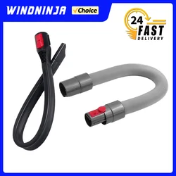 Extension Hose Flexible Crevice Tool For Dyson V7 V8 V10 V11 V12 V15 Flat Suction Nozzle Head Deep Gap Vacuum Cleaner Accessory