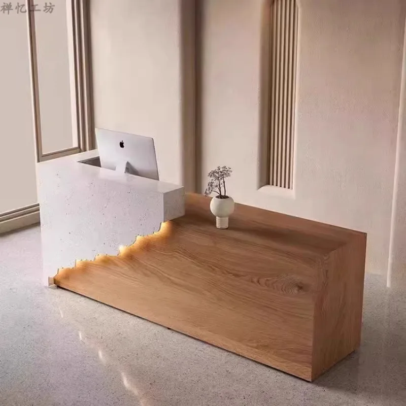 

Customer Design Reception Desks Modern Service Shop Salon Reception Desks Business Salon Recepciones Para Negocio Furniture