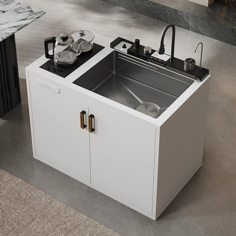 

Customizable stainless steel tea cabinet