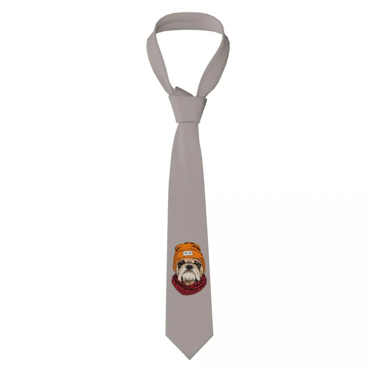 Custom Mens French Bulldog Neck Ties Pet Dog Fashion Tie For Business