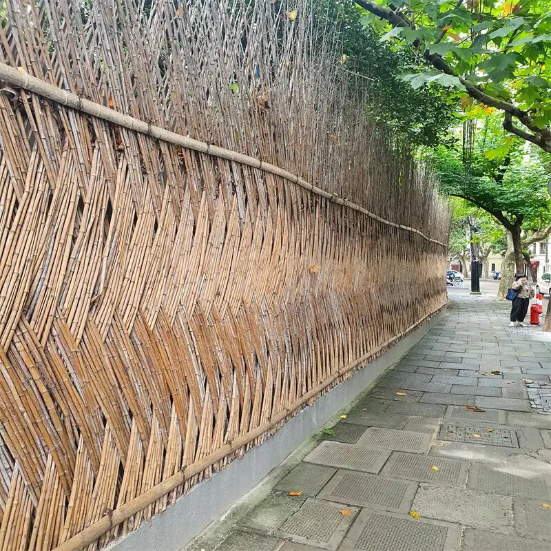 

Traditional hand-woven bamboo fence bamboo fence fence anticorrosive courtyard villa community bamboo