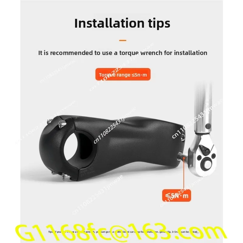 Bike Riser Plus or Minus 12 Degrees Road Mountain Bike Carbon Fiber