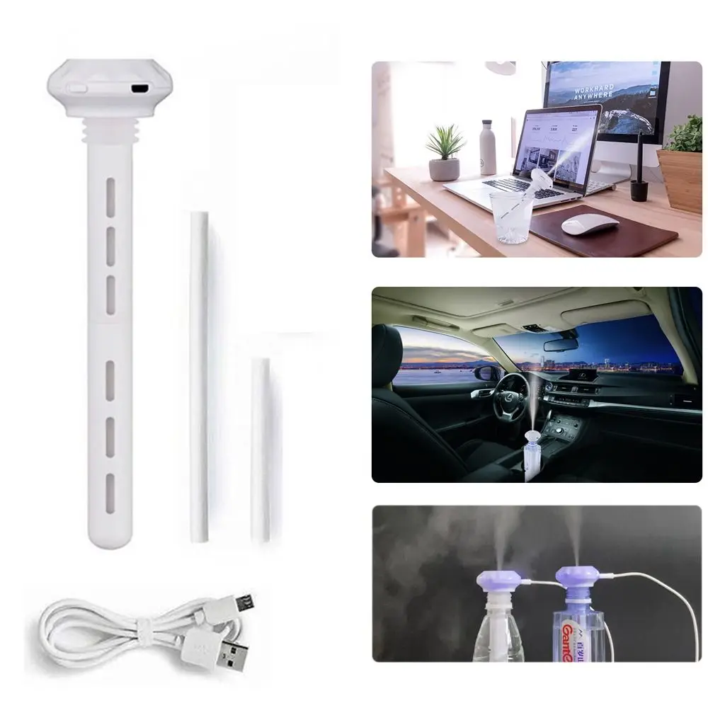 Tragbare Ultraschall USB Luftbefeuchter LED Lampe ABS Auto Luftreiniger Anion Romantische Licht Nebel Maker Hause