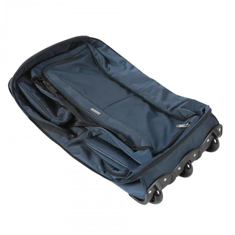 Large capacity Foldable Trolley Bags With Wheels Wheeled bag Oxford Travel Suitcase Rolling Luggage Bags Travel Luggage