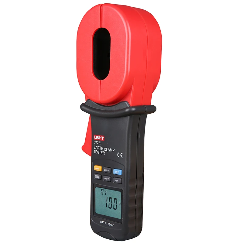 UT273 High Resolution Clamp Ground Resistance Tester Quickly Measures Ground Resistance 9999 Count Automatic Shutdown Tester