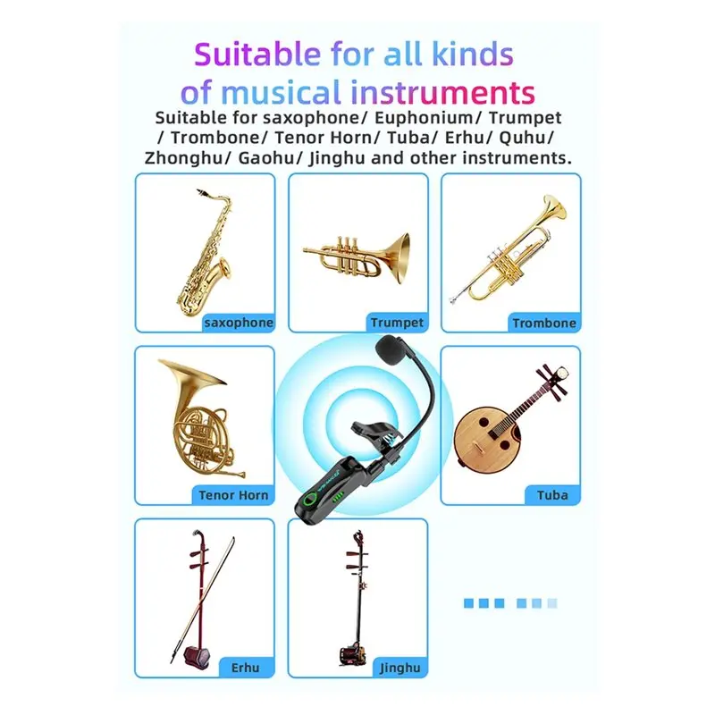 CGDS-Rechargeable 2.4Ghz Mic Wireless For Guitar System Audio Transmitter Receiver For Electric Instrument