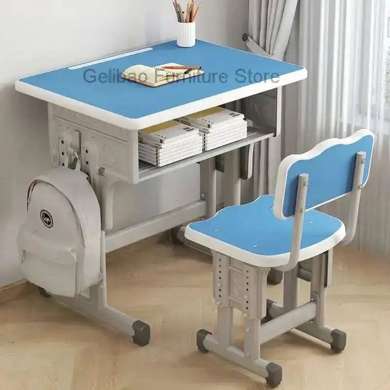Table School Tables Kids Student Furniture Desk Children Study Children's Child Chair Set Supplies Elementary Room Childrens