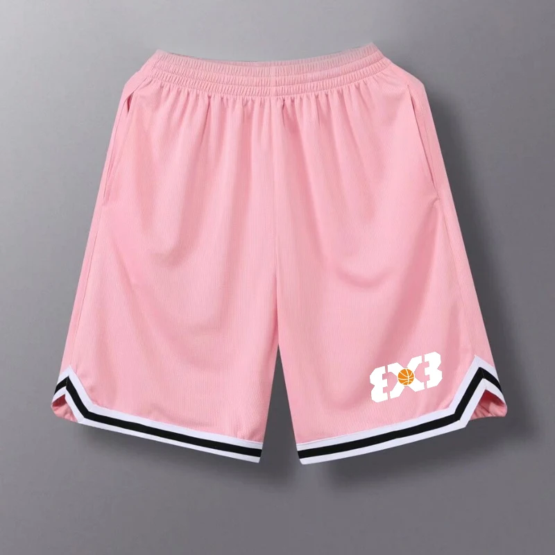 3X3 American shorts basketball men and women summer quick-drying breathable mesh running fitness exercise three-point four-point