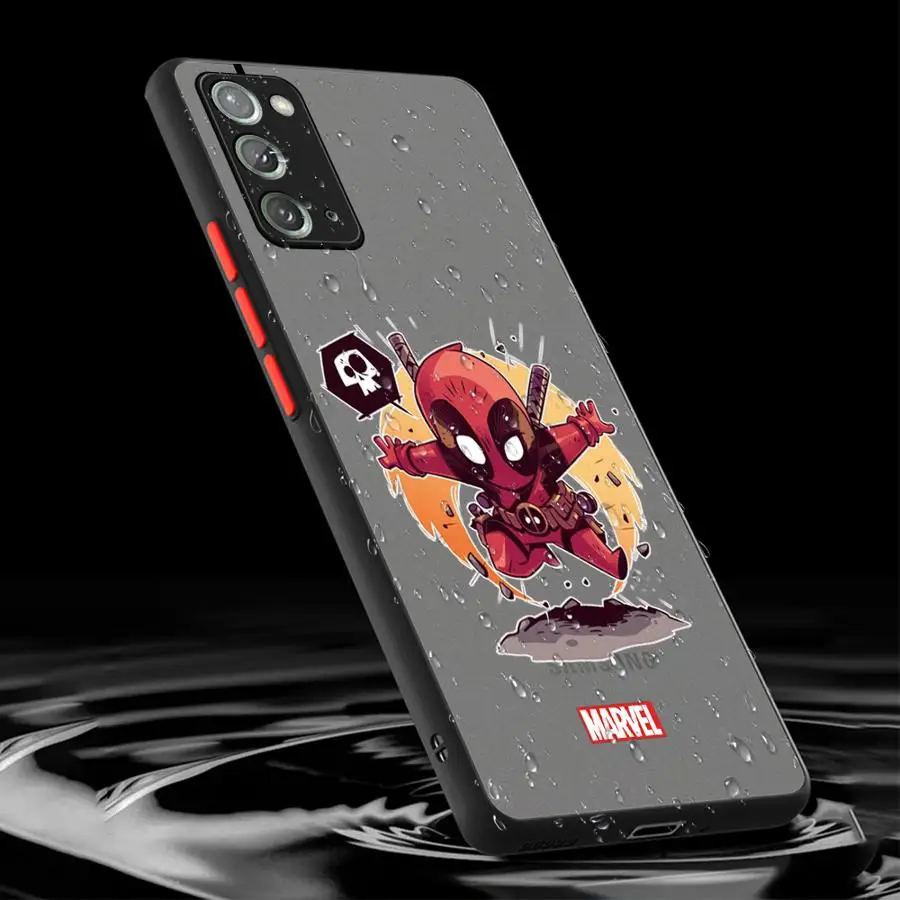 Marvel Deadpool  Cool Case For Samsung Galaxy Note 10 20 Ultra A14 A70 A15 A16 A12 A13 Note 9 8 A50 A30s A06 A05 Cover