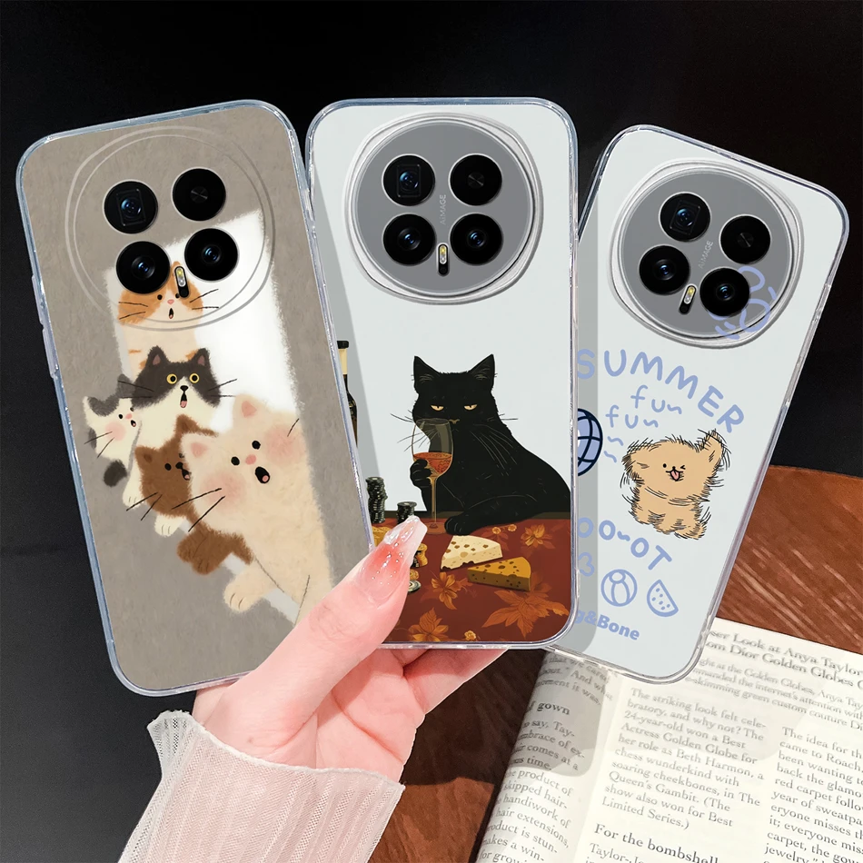 حافظة لهاتف Honor Magic8 7 6 5 Pro مصد هاتف جميل كرتوني ناعم ونحيف من مادة البولي يوريثان الحراري لهاتف Honor Magic5 Lite خفيف الوزن #2