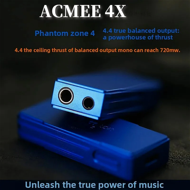 

ACMEE 4X HIFI Headphones Amplifier AMP USB C DAC Type-c To 3.5mm 4.4mm Balance PCM 384K/32Bit DSD Native 256/Dop 128 Decoder