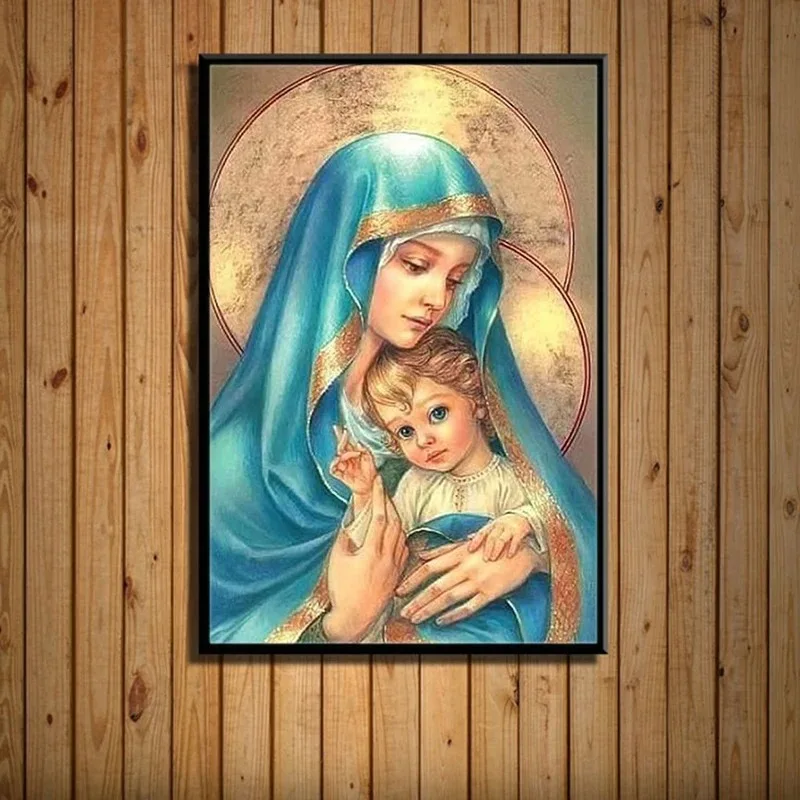 Religion Leader Icon Diamond True Posters and Prints Canvas Painting Artwork Home Decor Wall Art Picture for Living Room Cuadros