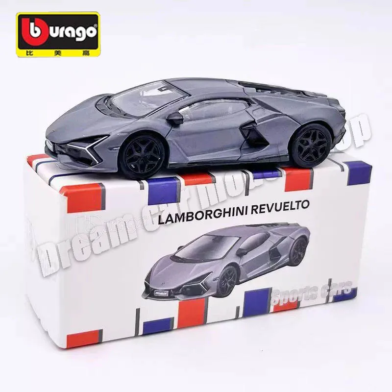 Nowy styl Bburago1:64 Lamborghini Huracan & Urus & Revuelto Die-Cast Model kolekcji samochodów prezent zabawka samochód hurtownia