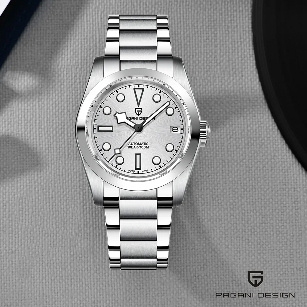 

PAGANI DESIGN Men's Mechanical Watch 36mm Diver BB58 Couples Sport Watch Sapphire Luxury Automatic Watch for Men 100M Waterproof
