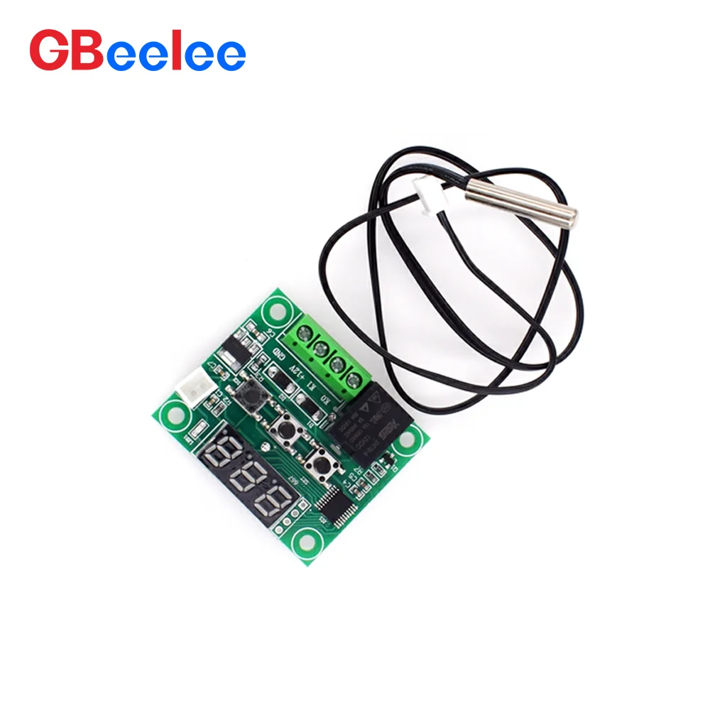 50PCS Digital Display Thermostat Module Dc12v High Precision Temperature Controller Miniature Temperature Control Switch Board M