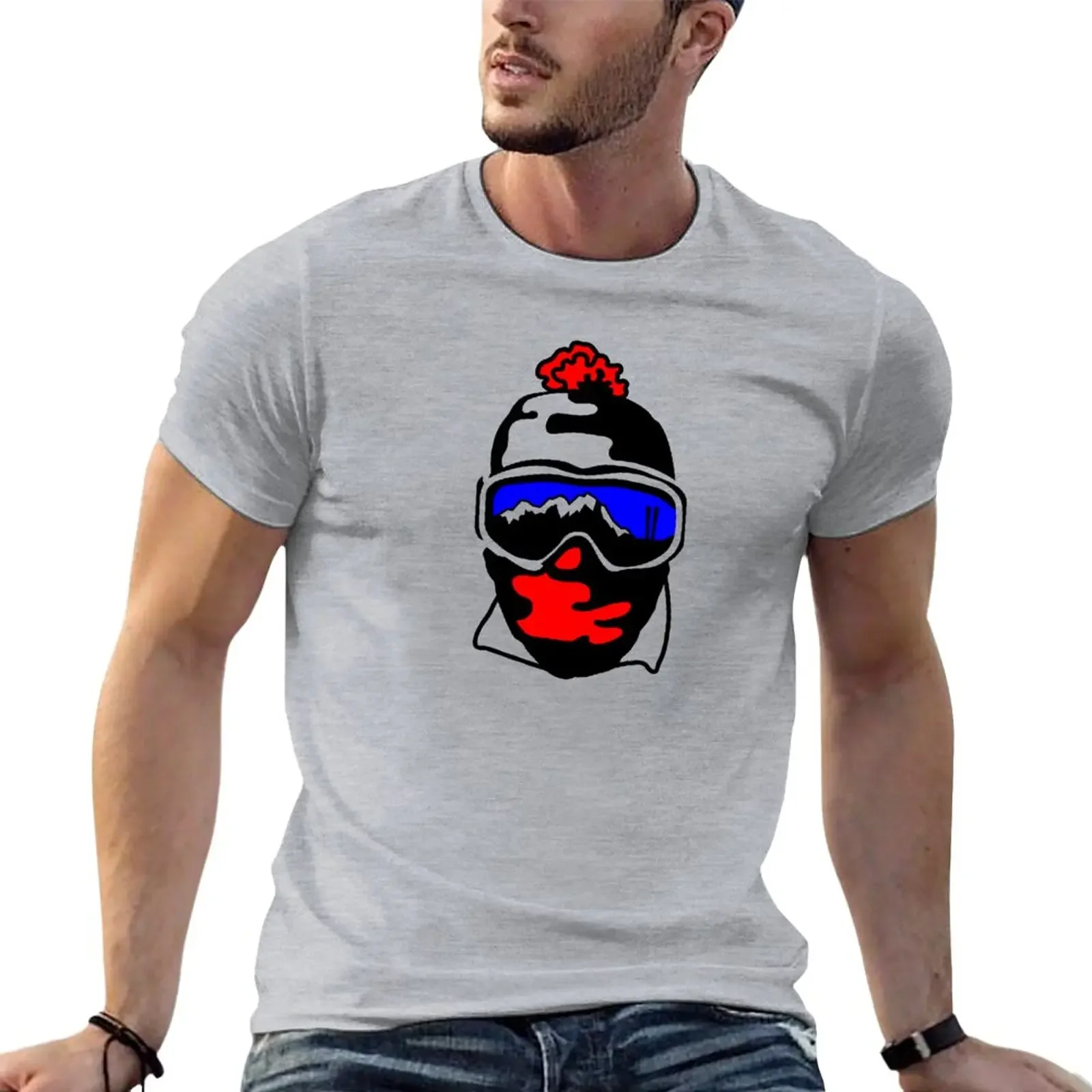 skier T-Shirt anime clothes tees mens tall t shirts