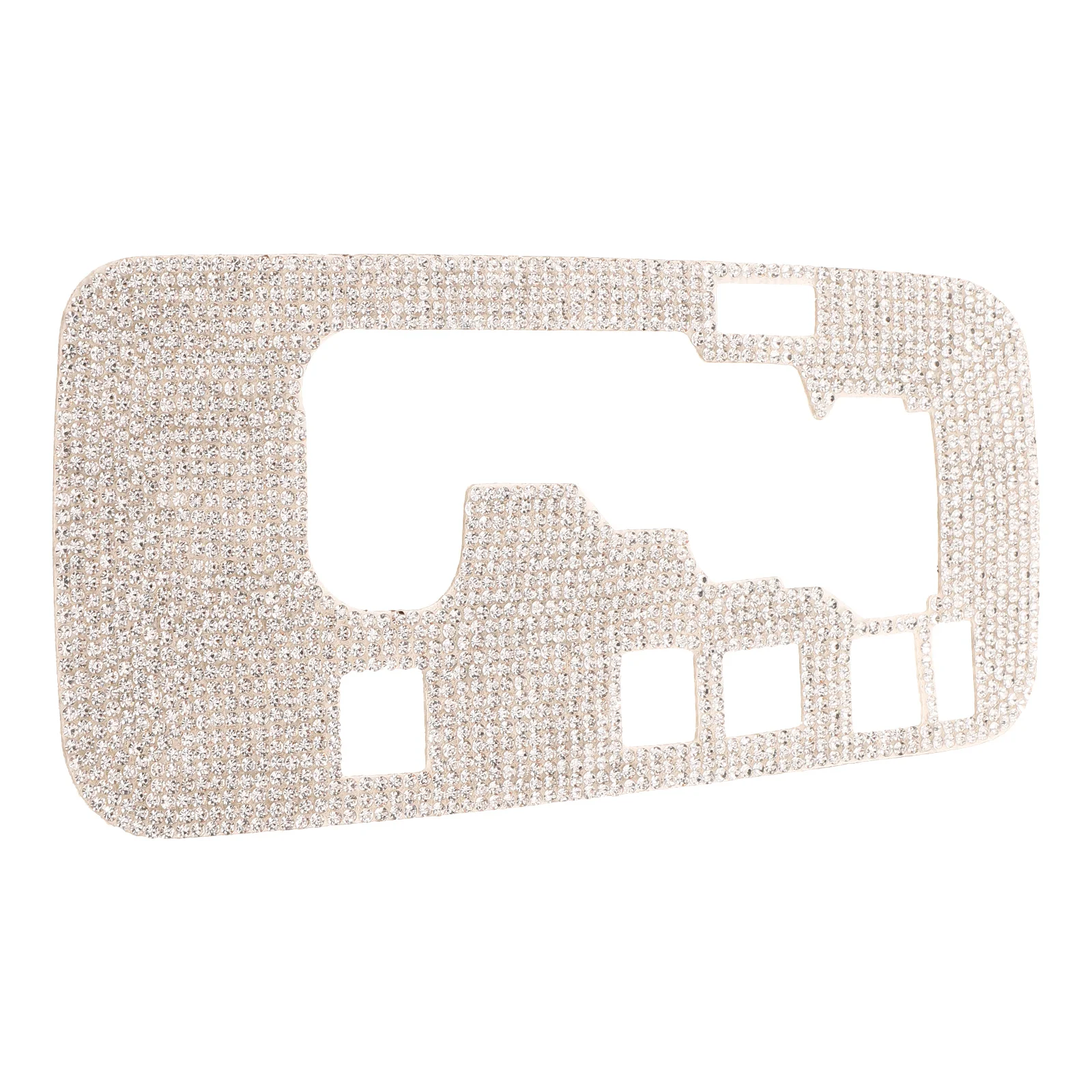 

Rhinestone Trim Sticker Car Interior Driving Gear Panel Cover Decorations Driving Gear Cover Accessories Upgrade