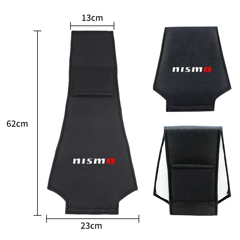 Auto Driver Head Cushion Dust Cover Headrest Cover For Nissan Nismo Qashqai X-Trail Tiida TIIDA Juke Leaf Altima Patrol Micra