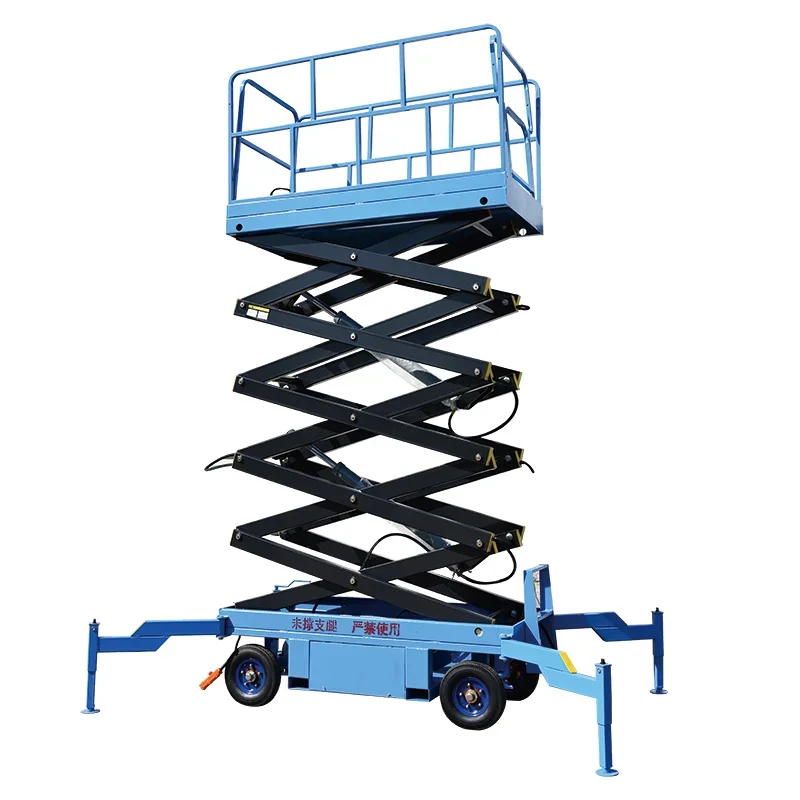 m Electric scaffolding for construction decoration ladder electric lifting scafold aluminium climbing lift platform scaffoldings