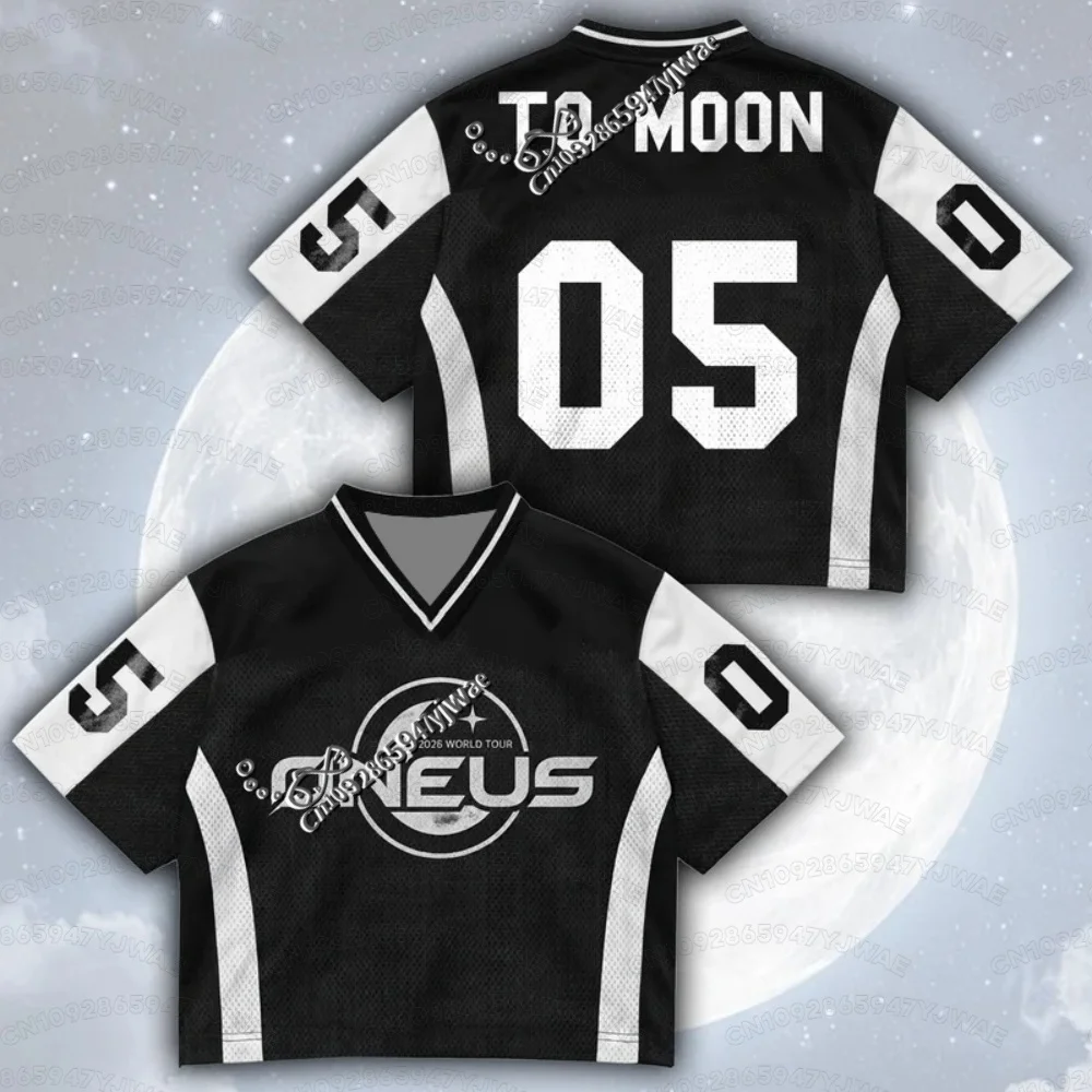 26 Men T-Shirt Football Jersey Crash Oneus Full Moon 26 World Tour Mixed Mesh Jersey Gift For LEEDO Fans men women  T-Shirt