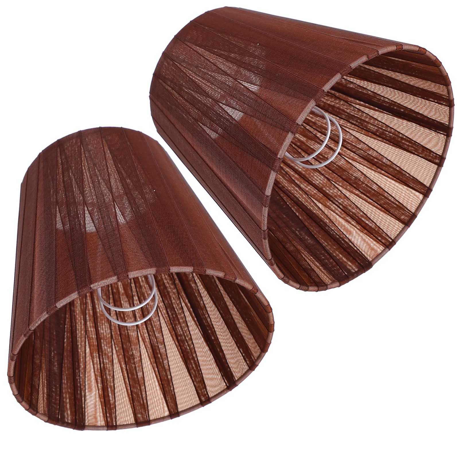 

2pcs Clip-Bulb Lamp Shade Translucent Gauze Dust-Proof For Ceiling Wall Floor Lamp Cloth Art Light Cover Decorative Lighting