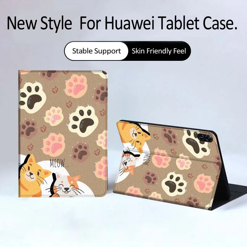 

Luxury Anime Cat Tablet Case For Huawei MatePad Pro Air 12 X Honor Pad 8 V8 9 13 GT GT2 3 12.6 13.3 Inch