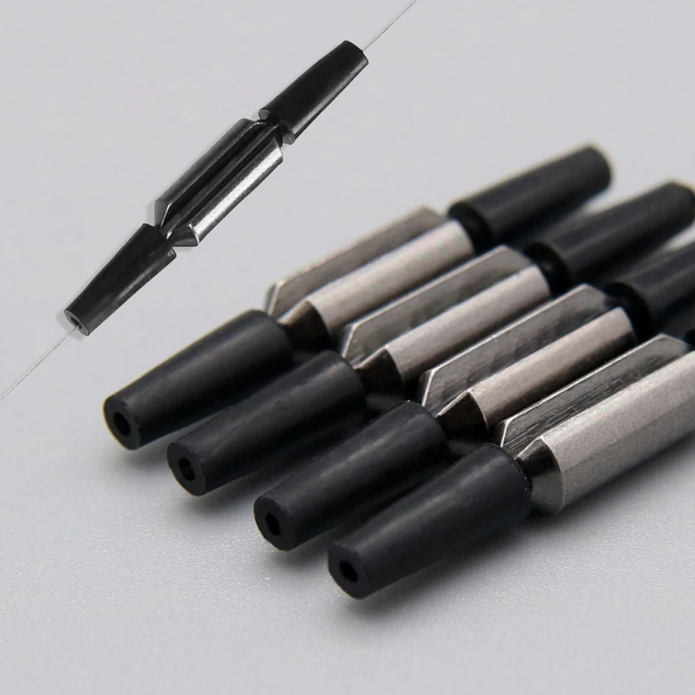 5 uds balsa peso de pesca plomo aparejos de pesca plomo dividido tiro plomo acero de tungsteno accesorios protectores de sedal
