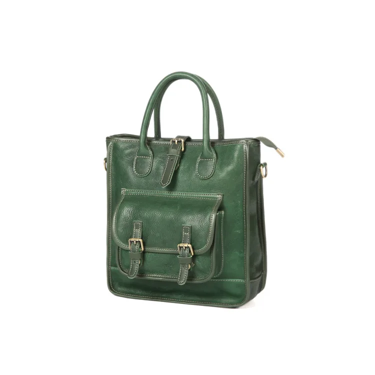 New Arrival Vintage Style Ladies Tote Bags High Quality Genuine Leather Women Totes Bag