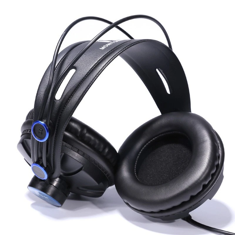 Pro Monitor Studio DJ หูฟัง ISK HP680 แบบไดนามิก 1200mW ที่มีประสิทธิภาพ Over Ear หูฟังตัดเสียงรบกวน HiFi ชุดหูฟัง Auriculars