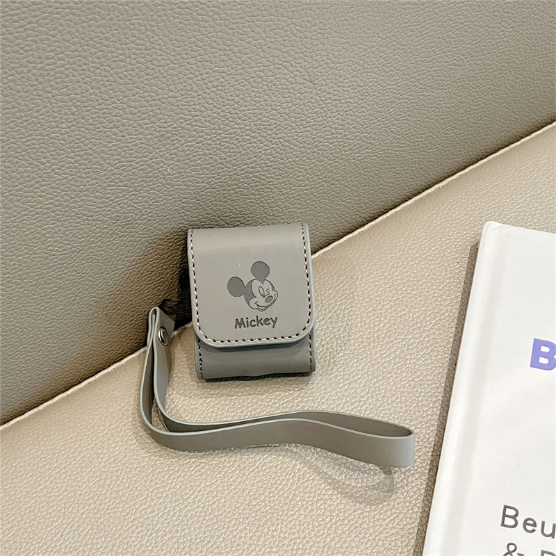 Disney Cartoon Mickey Minnie Leather per Apple AirPods1 2 3 custodia AirPods Pro 2 custodia accessori per auricolari Airpods Anti-drop Cover